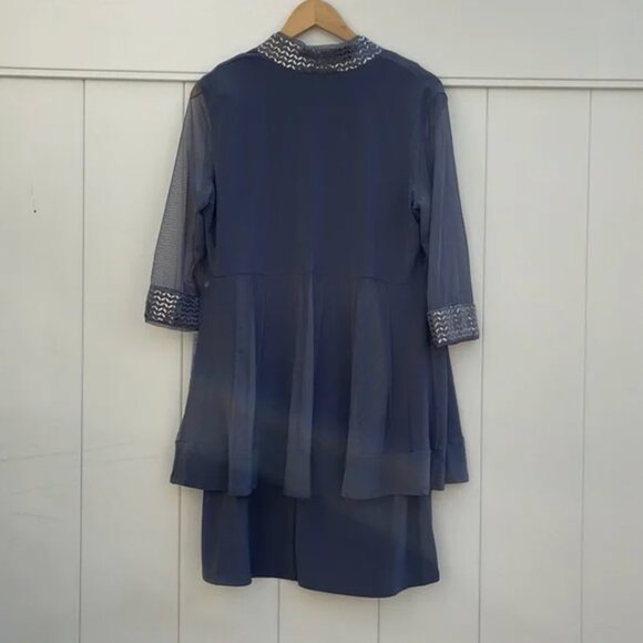 R&M Richards Petite Short - Charcoal Grey Jacket & Dress 12 P - Picture 4 of 6